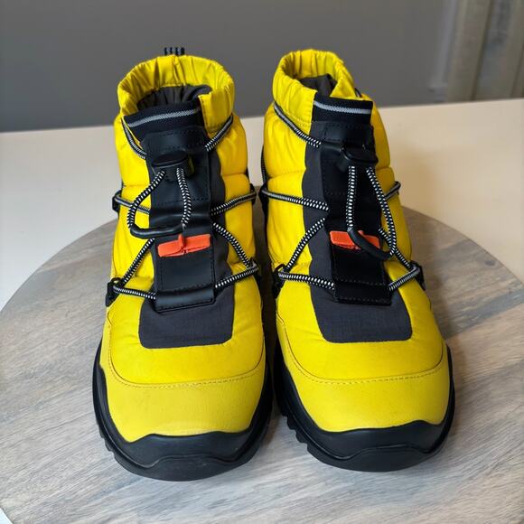 Adidas Stella McCartney Snow Boots Solar Yellow Black Women’s Sz 9 Hiking Winter - Picture 4 of 11